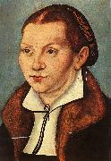 Lucas  Cranach Portrait of Katharina von Boyra Spain oil painting reproduction